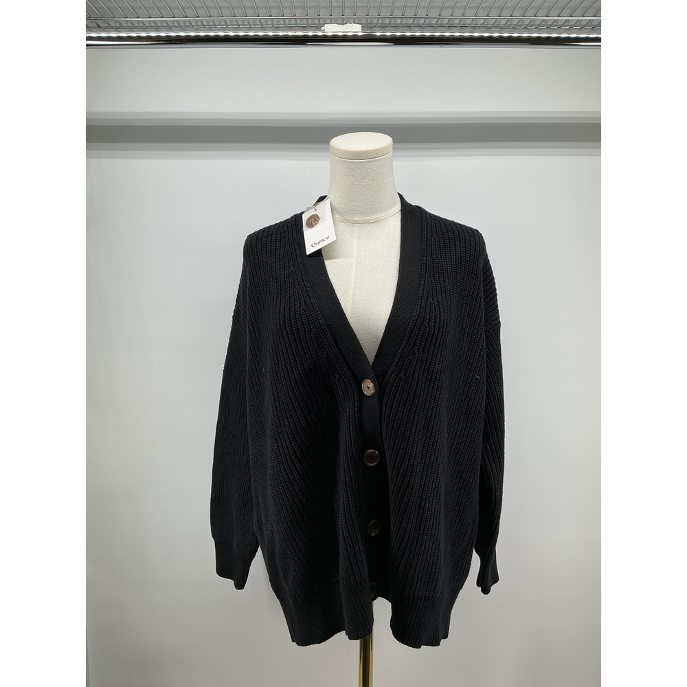 100% Organic Cotton Oversized Boyfriend Cardigan